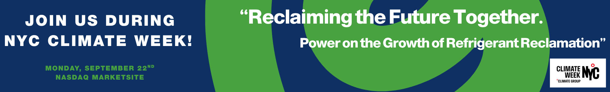 Climate Week Banner