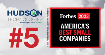 krigsskib Hende selv Pogo stick spring Hudson Technologies Ranked No. 5 on Forbes 100 Best Small Companies List  for 2023 – Hudson Technologies