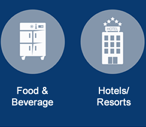 ood & Beverage and Hotels, Resorts