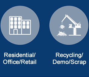 Residential, Office, Retail and Recycling, Demo, Scrap